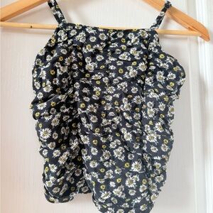 Girls Abercrombie Kids stylish, floral Summer/ spring cute top